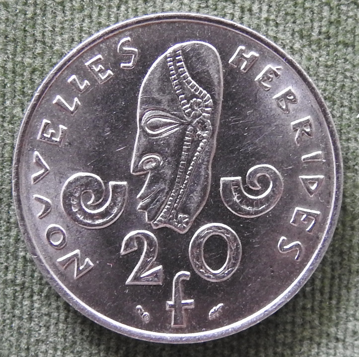 Nouvelle Hebrides 1975 20 Franc Coin