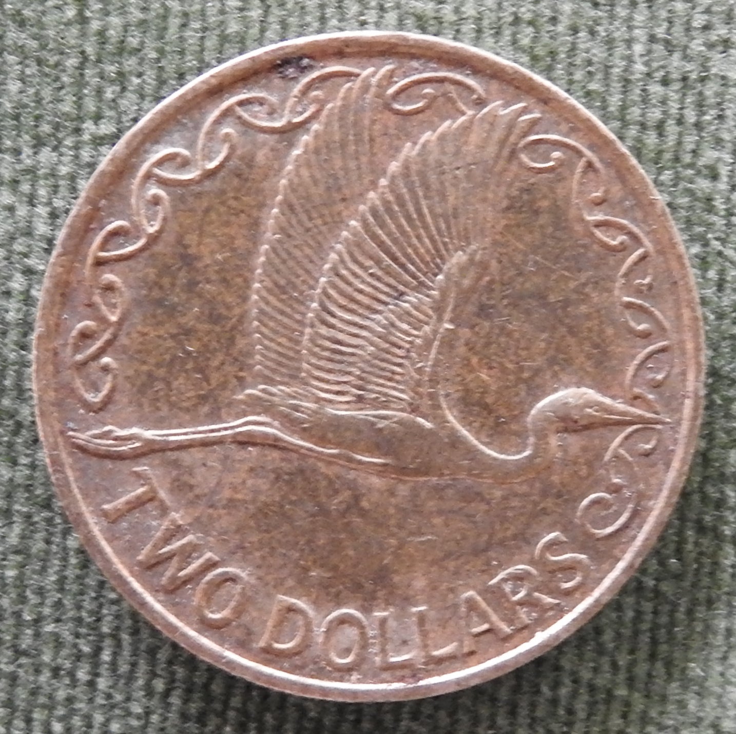 New Zealand 2008 2 Dollar Queen Elizabeth Coin