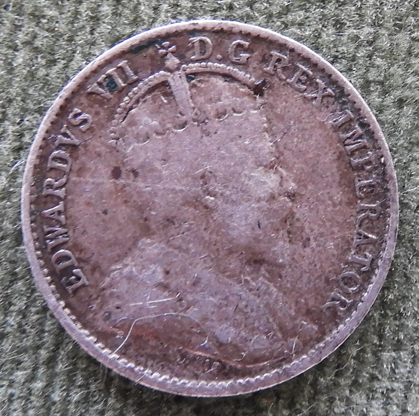 Newfoundland 1904 5 Cent Coin King Edward VII