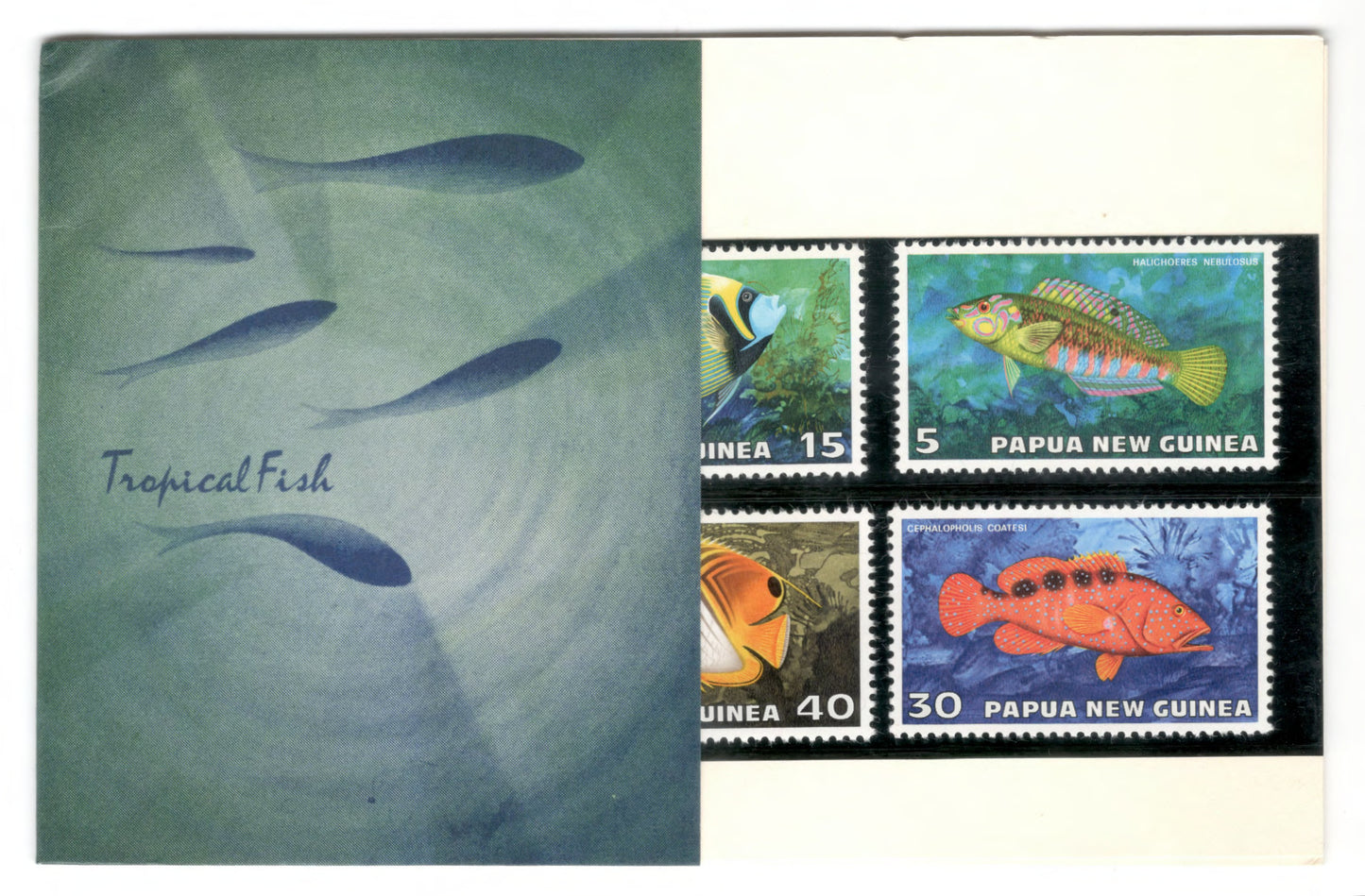 New Guinea PNG 1975 Fauna Conservation Tropical Fish Stamp Pack of 4 Stamps