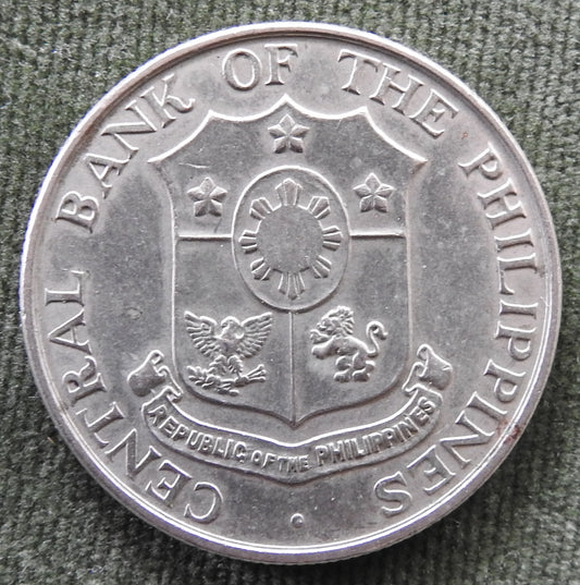 Philippines 1964 50 Centavos Lady Liberty Coin