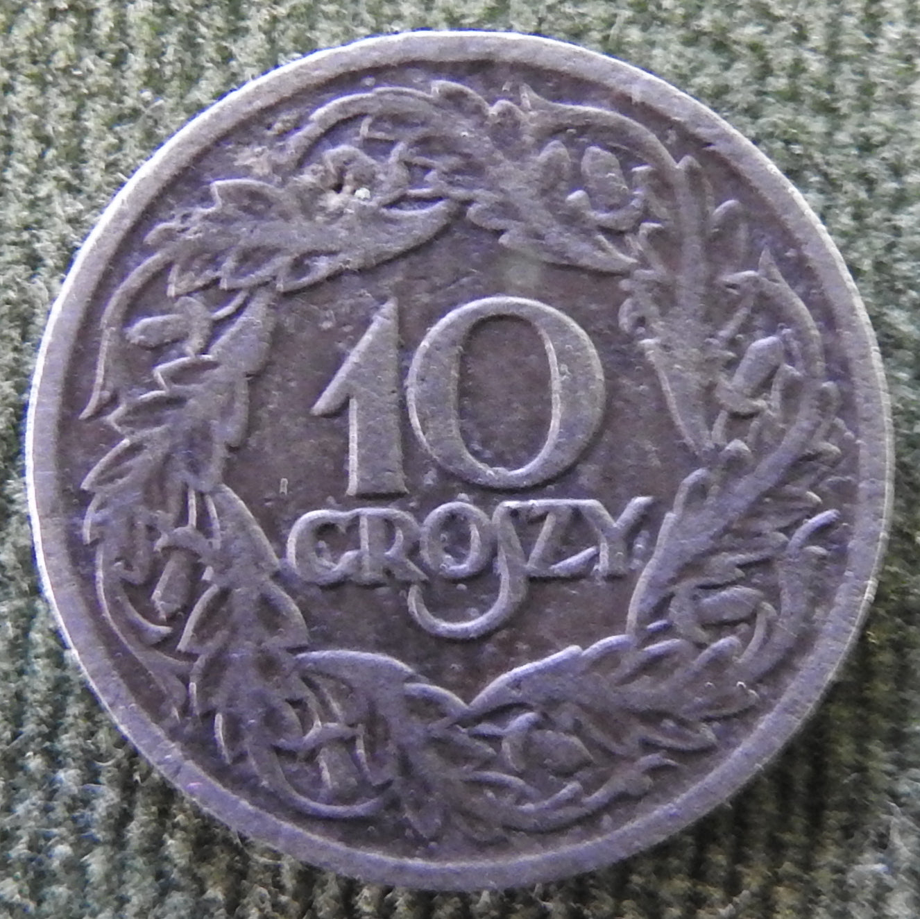 Poland 1923 10 Groszy Coin - Circulated