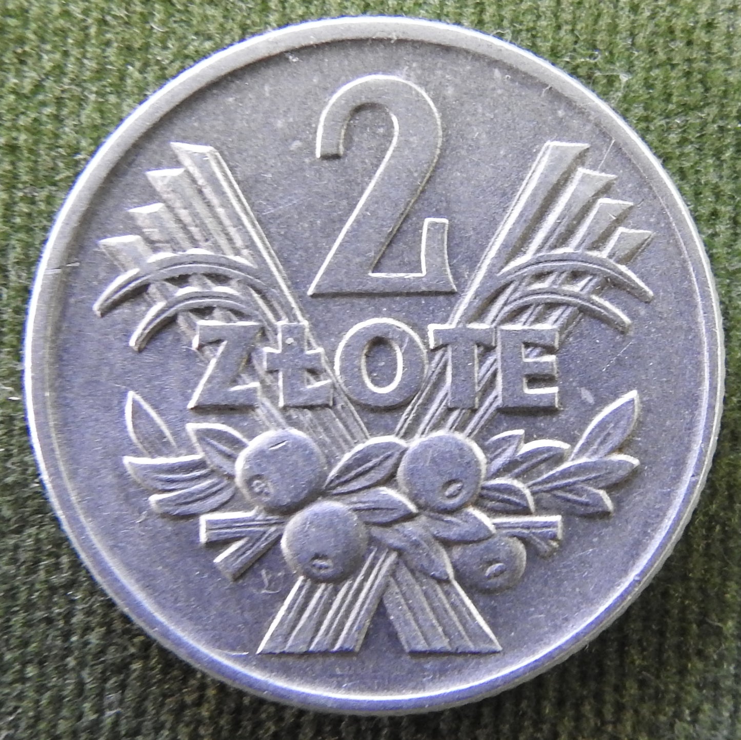 Poland 1960 2 Zlotys With Wheat And Fruit Coin - Circulated