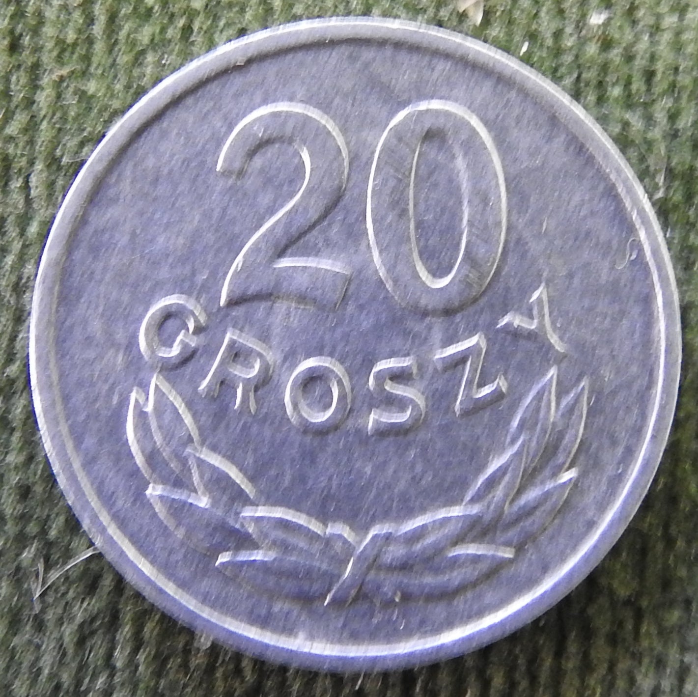 Poland 1967 20 Groszy Coin - Circulated