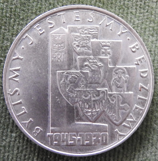 Poland 1970 10 Zlotys 25th Anniversary of Provincial Annexations Coin - Circulated