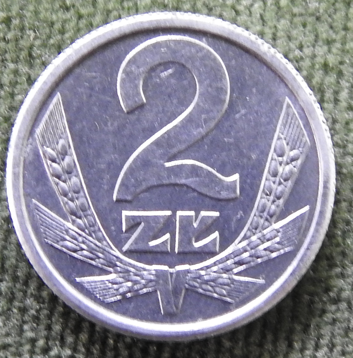 Poland 1989 2 Zloty Aluminium Coin - Circulated