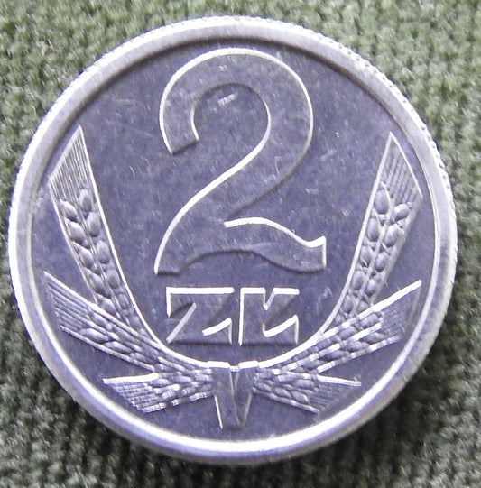 Poland 1989 2 Zloty Aluminium Coin - Circulated