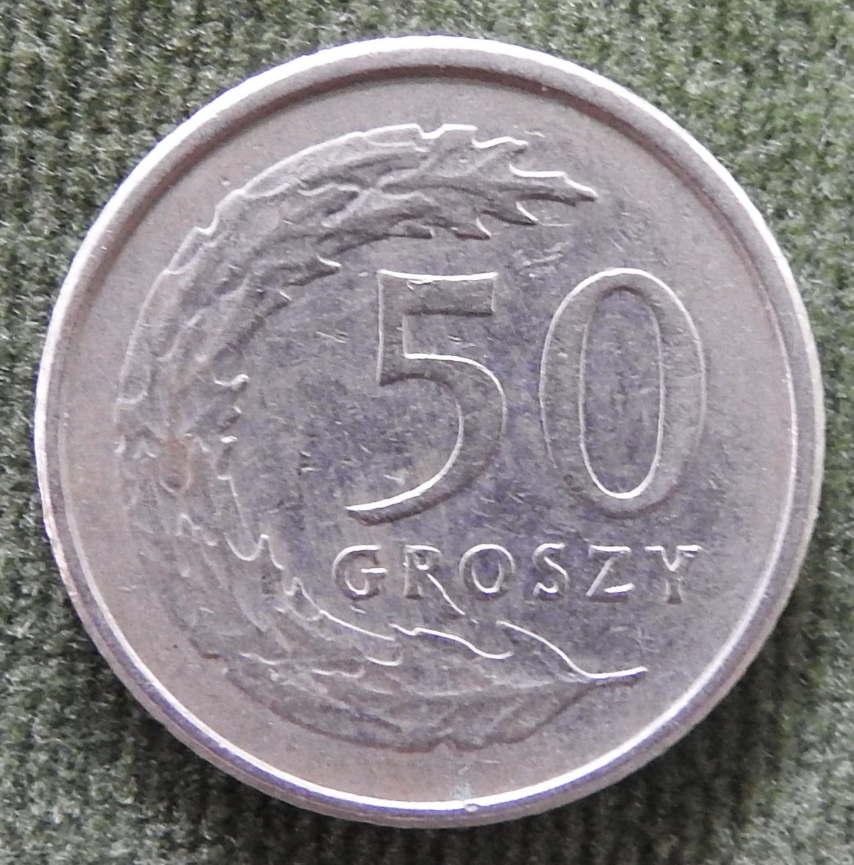 Poland 1991 50 Groszy Coin - Circulated