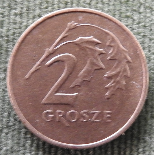 Poland 1992 2 Groszy Coin - Circulated