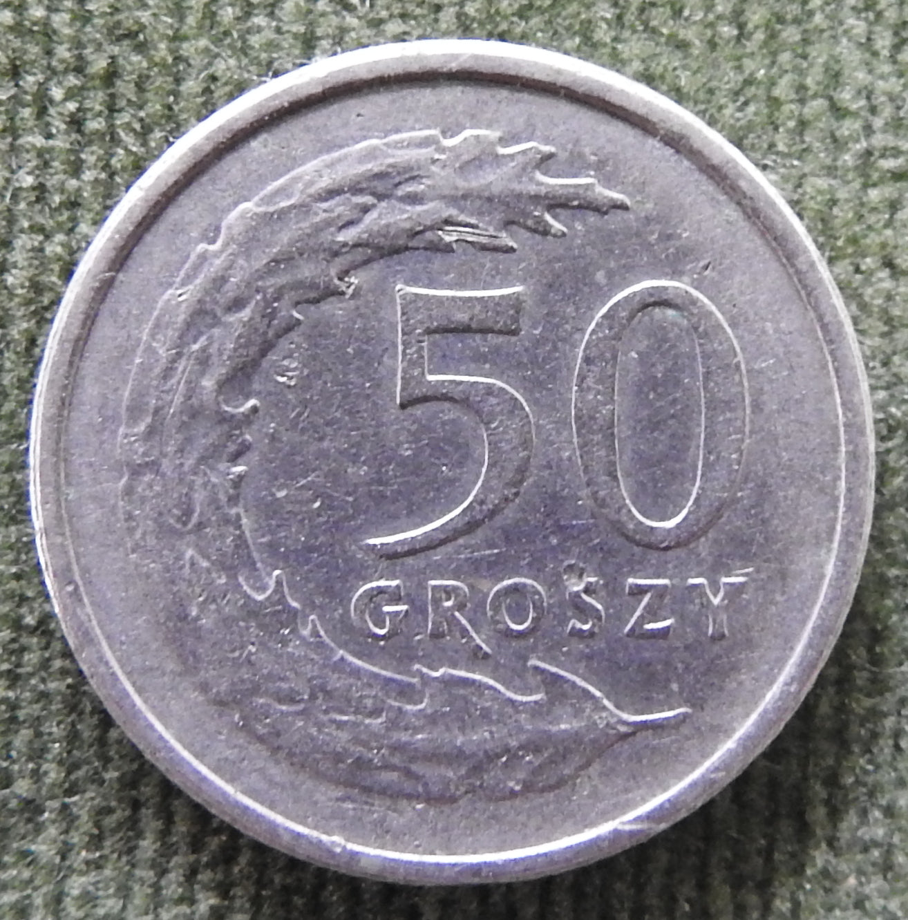 Poland 1992 50 Groszy Coin - Circulated