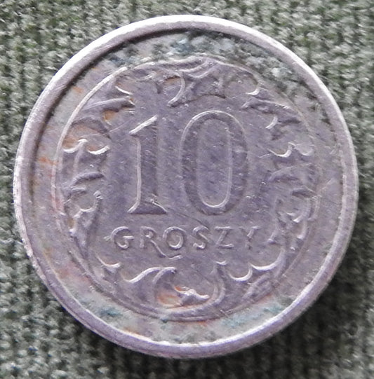 Poland 1993 10 Groszy Coin - Circulated