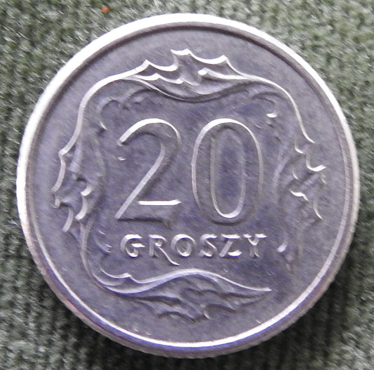 Poland 1997 20 Groszy Coin - Circulated
