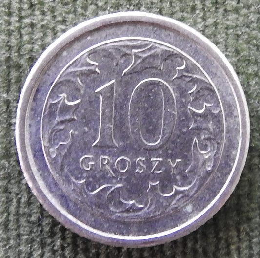 Poland 1998 10 Groszy Coin - Circulated