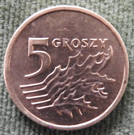 Poland 1998 5 Groszy Coin - Circulated