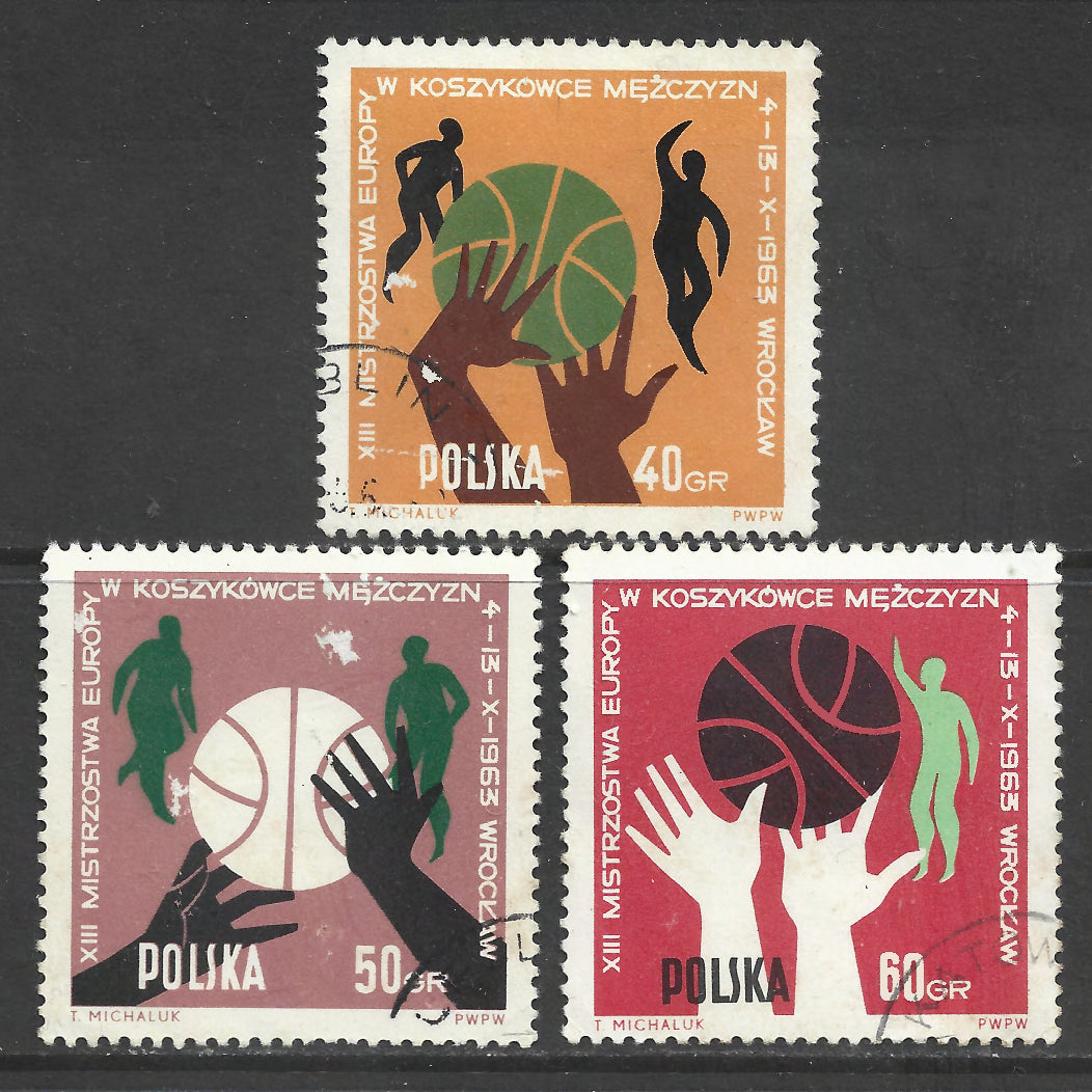 Poland Polska 1963 13th European Championship Korfball for Men in Wroclaw Poland (Partial Set) - Cancelled