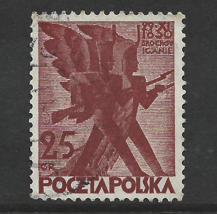 Poland Polska 1930 100th Anniversary of Polish November Uprising of 1830 Stamp - Cancelled