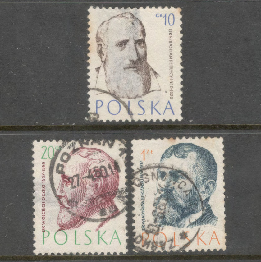 Poland Polska 1957 Famous Polish Physicians Stamp - Cancelled