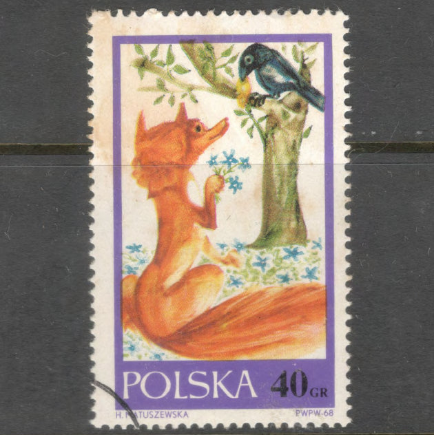 Poland Polska 1968 Fairy Tales Stamp - Cancelled