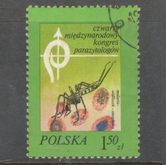 Poland Polska 1978 International Congress for Parasitologists Stamp - Cancelled