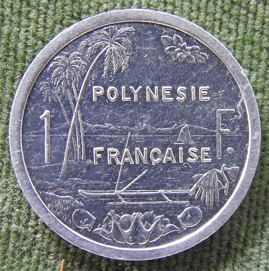 French Polynesie 1990 1 Franc Coin