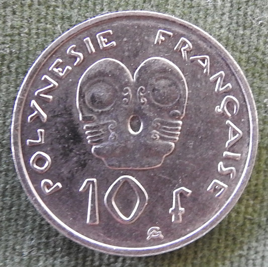 French Polynesie 2009 10 Franc Coin