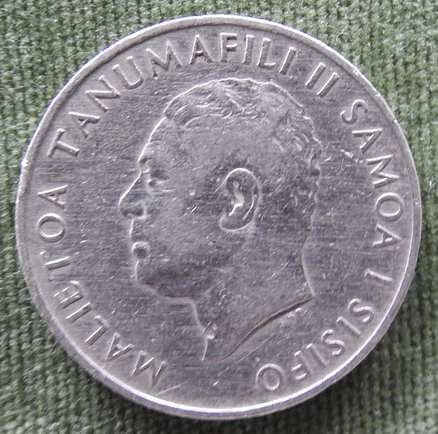 Samoa 1967 20 Sene Coin Malietoa Tanumafili II