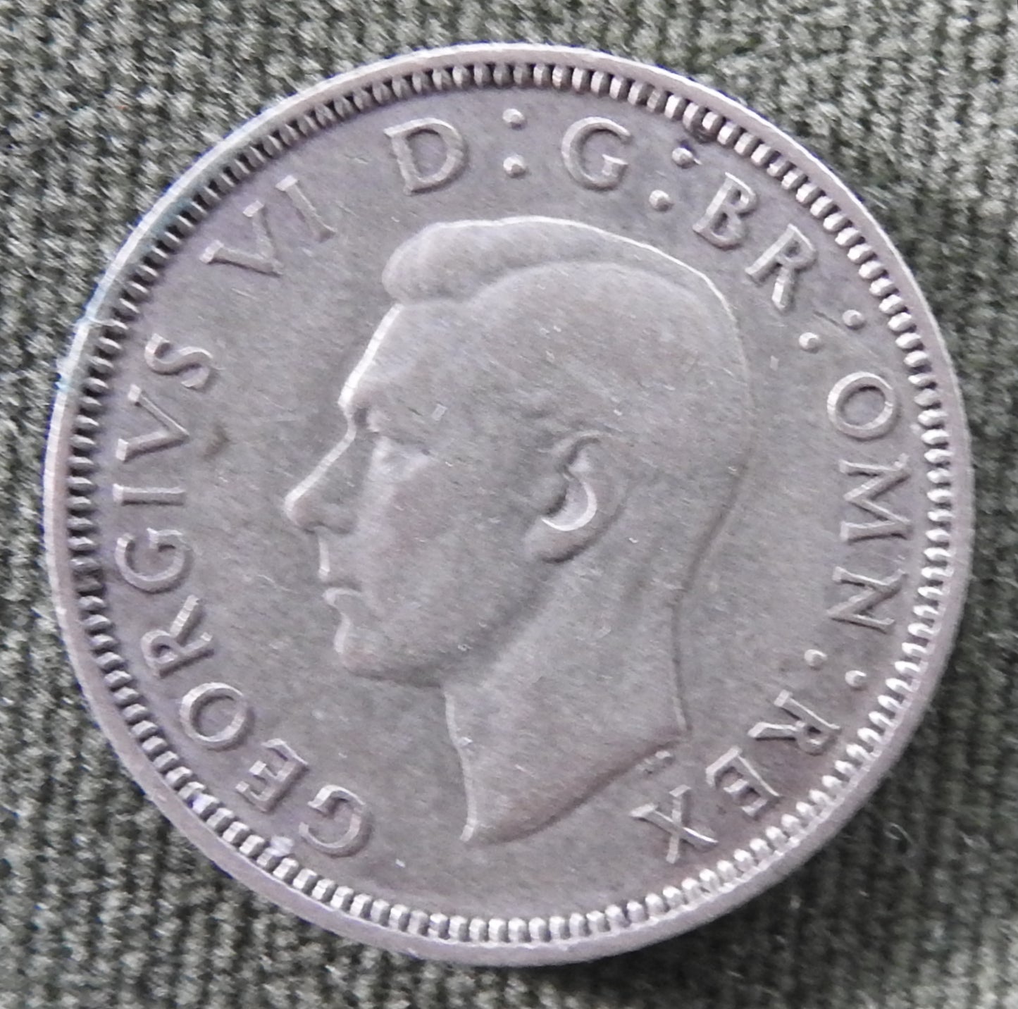 GB British UK Scottish 1941 1 Shilling King George VI Coin