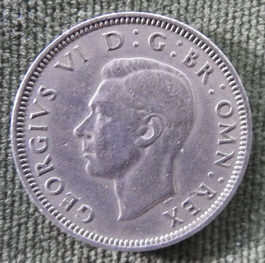 GB British UK Scottish 1951 1 Shilling King George VI Coin
