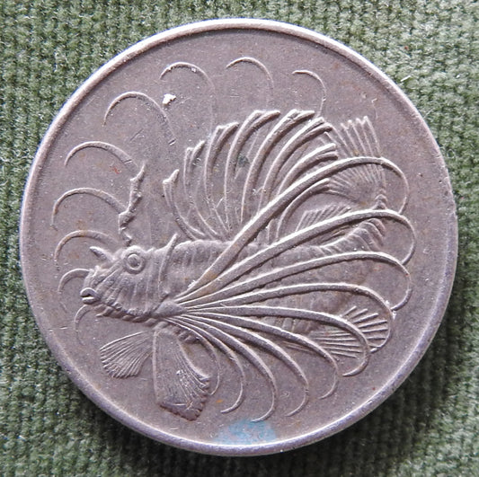 Singapore 1969 50 Cent Coin Lionfish