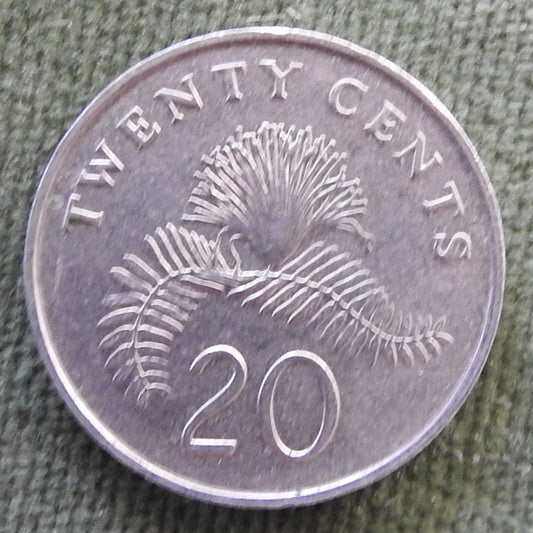 Singapore 1991 20 Cent Coin - Circulated