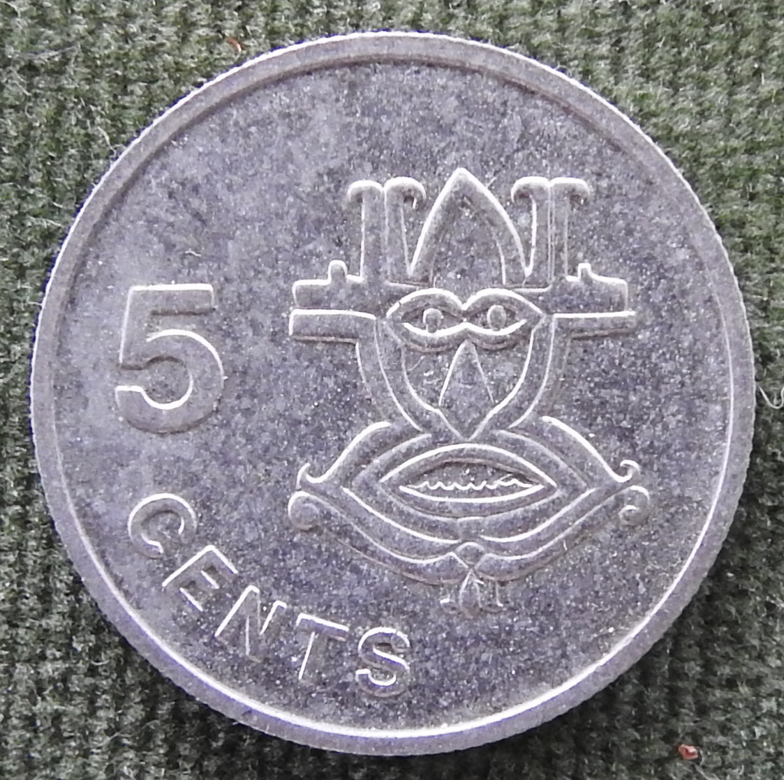 Solomon Islands 1988 5 Cent QEII Coin