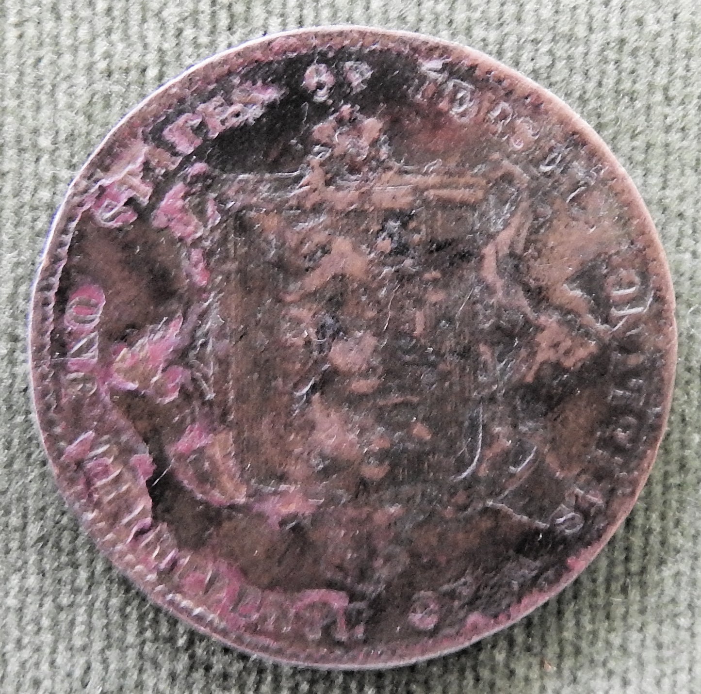 States Of Jersey 1870 1/13 One Thirteenth Of A Shilling Coin