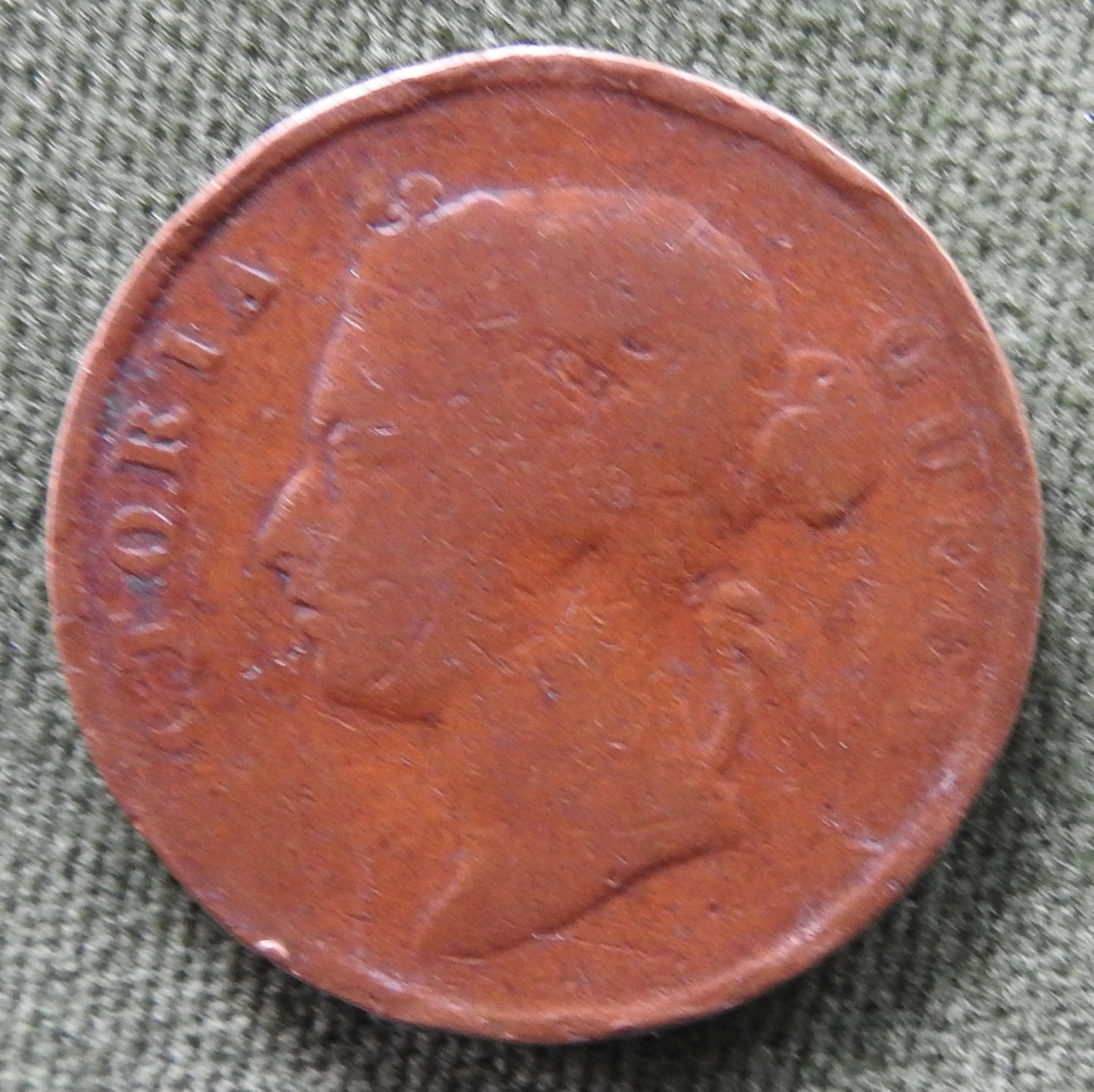 Straits Settlements 1895 1 Cent Queen Victoria Coin