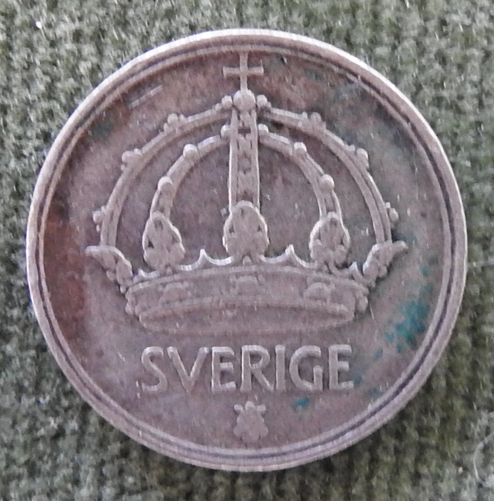 Sweden 1945 10 Ore Silver Coin