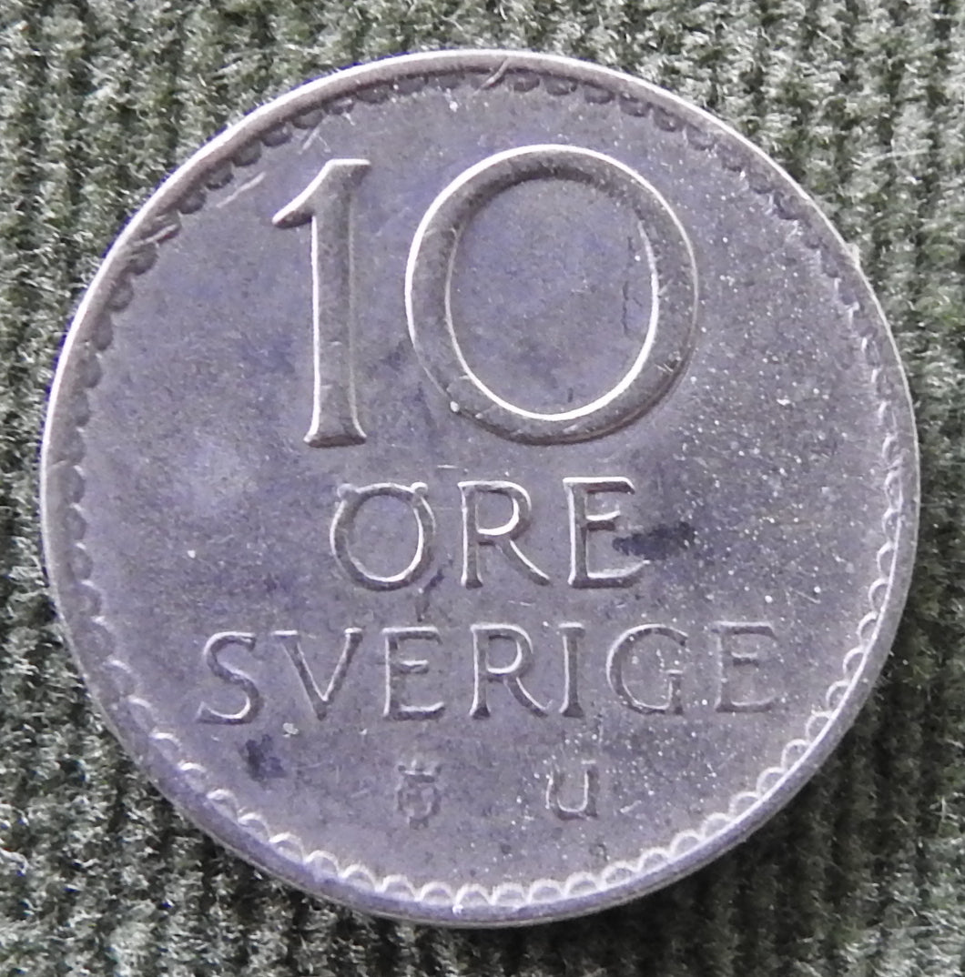 Sweden 1963 10 Ore Coin