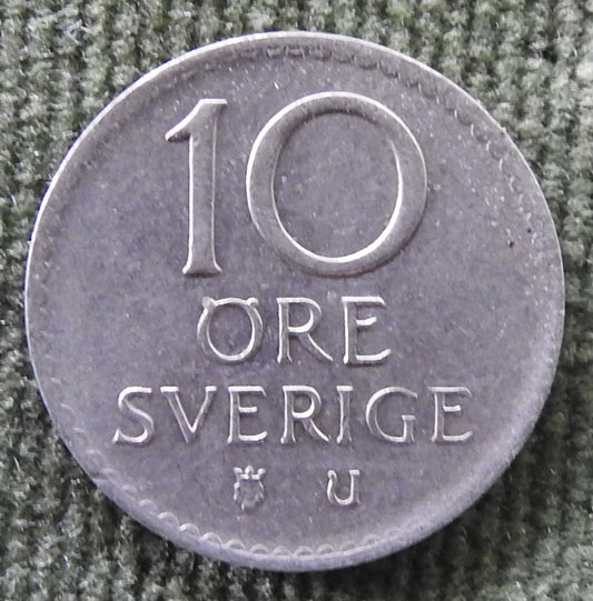 Sweden 1965 10 Ore Coin