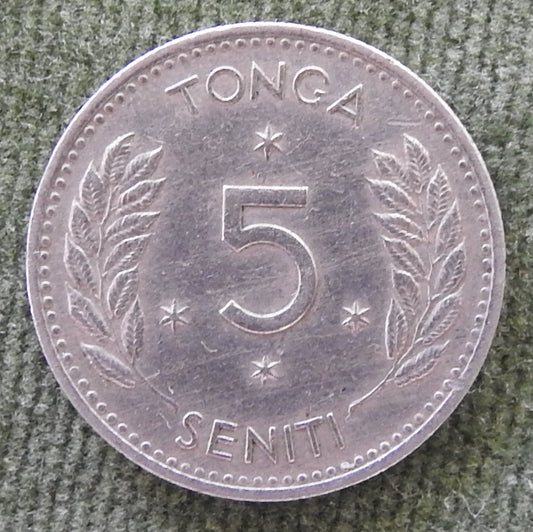 Tonga 1968 5 Seniti Coin