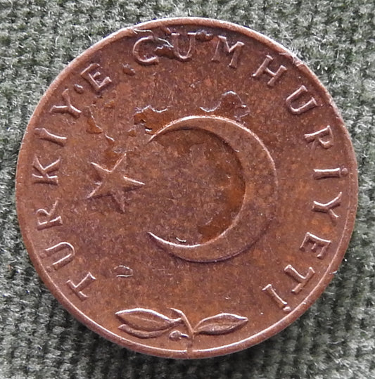 Turkey 1964 5 Kurus Coin - Circulated