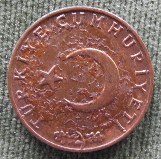 Turkey 1965 10 Kurus Coin - Circulated
