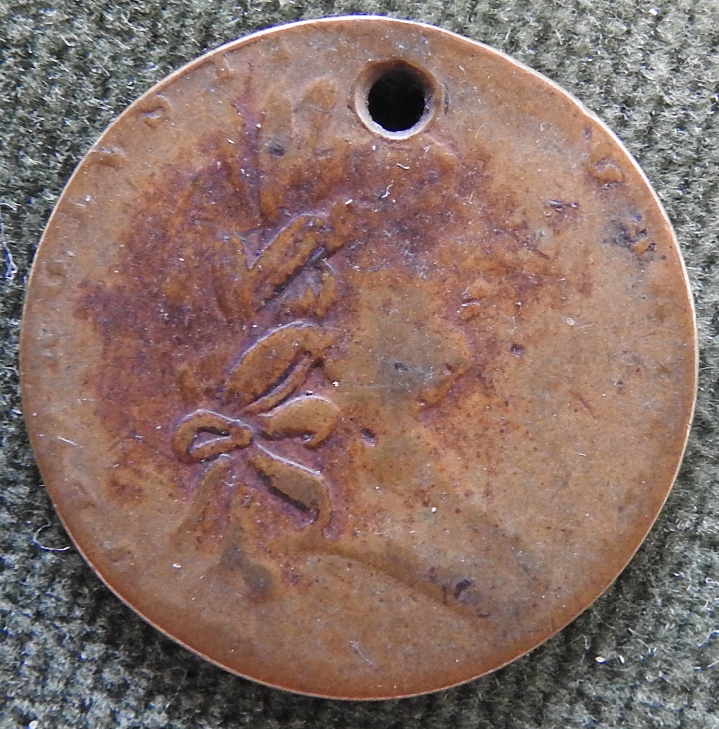 GB British UK English 1788 ?? King George III Half Guinea Spade Gaming Token Jeton