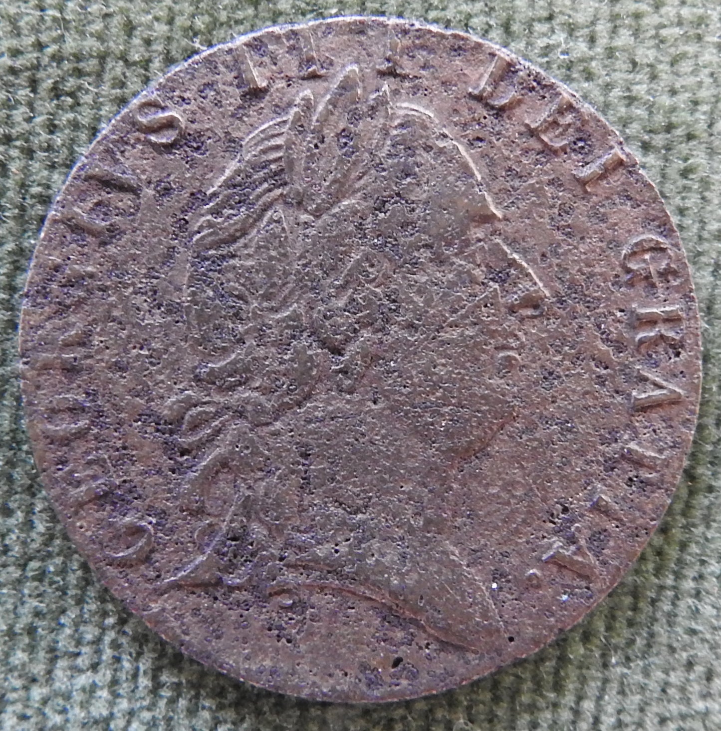 GB British UK English 1790 George III Spade Guinea Jeton Token