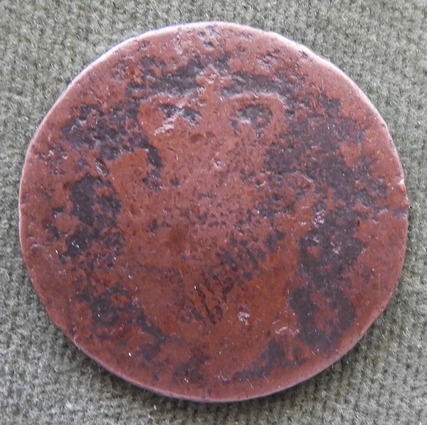 Ireland 1805 1/2p Half Penny King George III Coin - Heavily Worn
