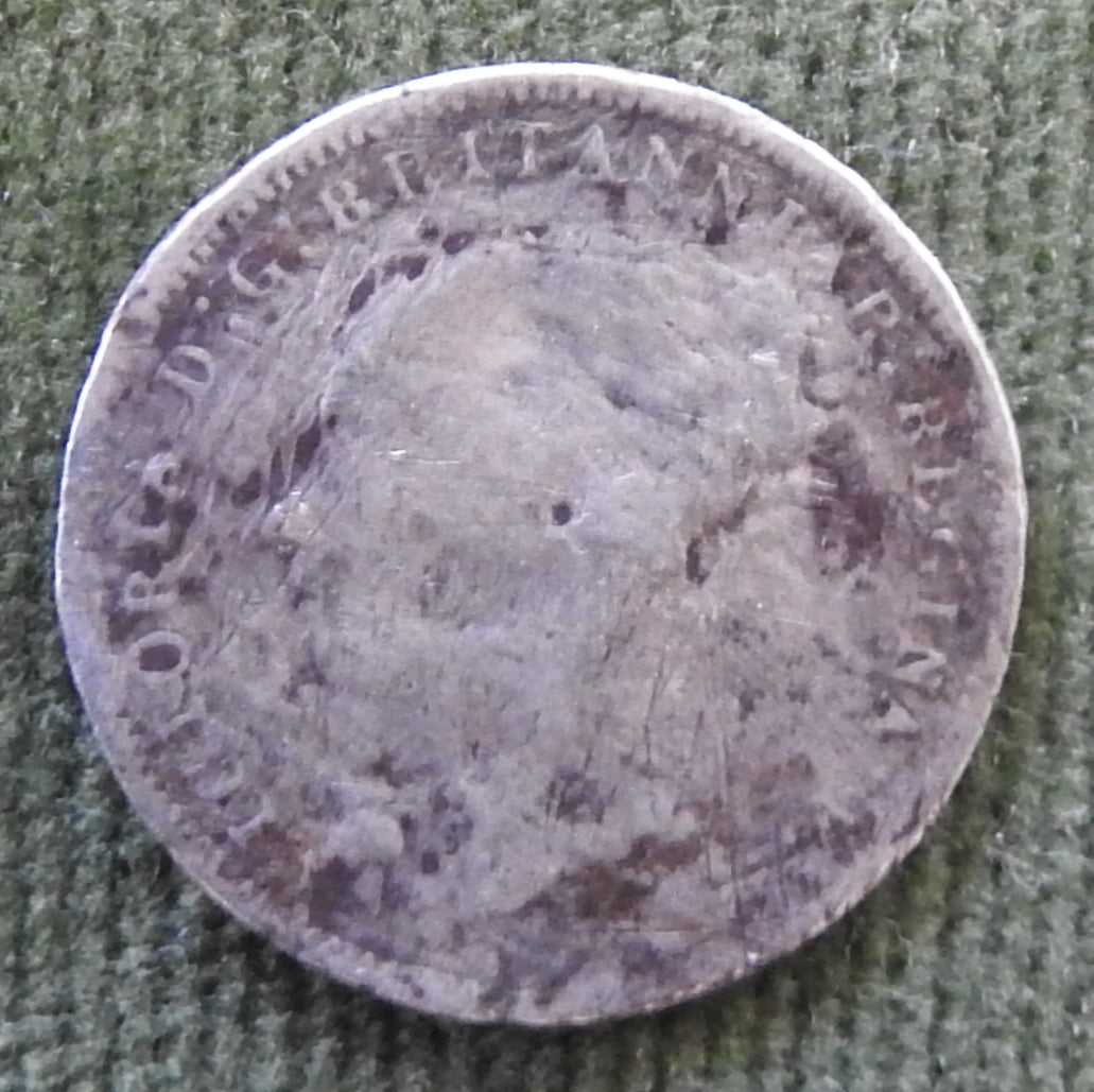 GB British UK English 1838 - 1887 3p 3 Pence QV Coin