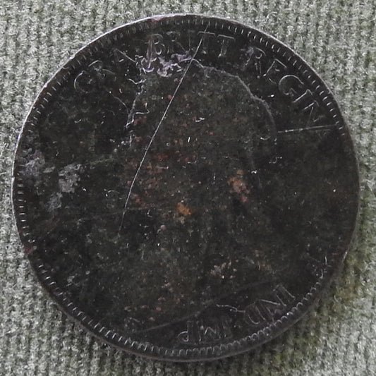 GB British UK English 1898 Half Penny Queen Victoria Coin - Old Head