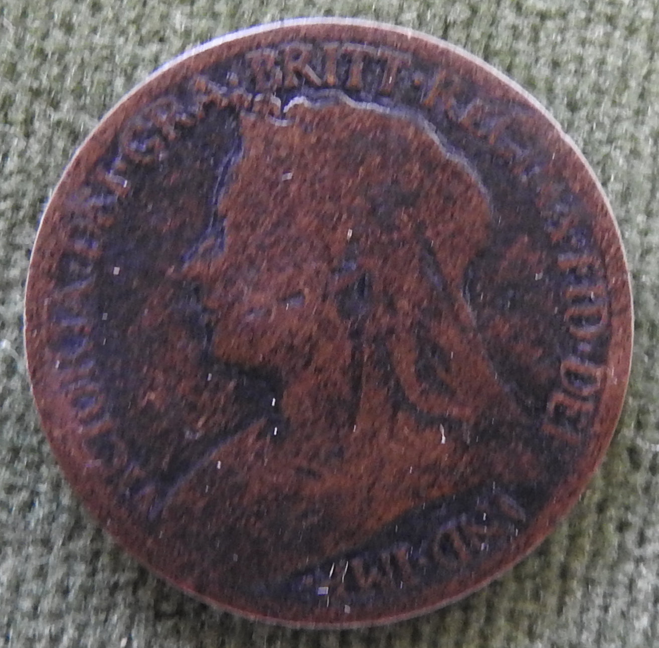 GB British UK English 1900 Farthing Queen Victoria Coin - Old Head