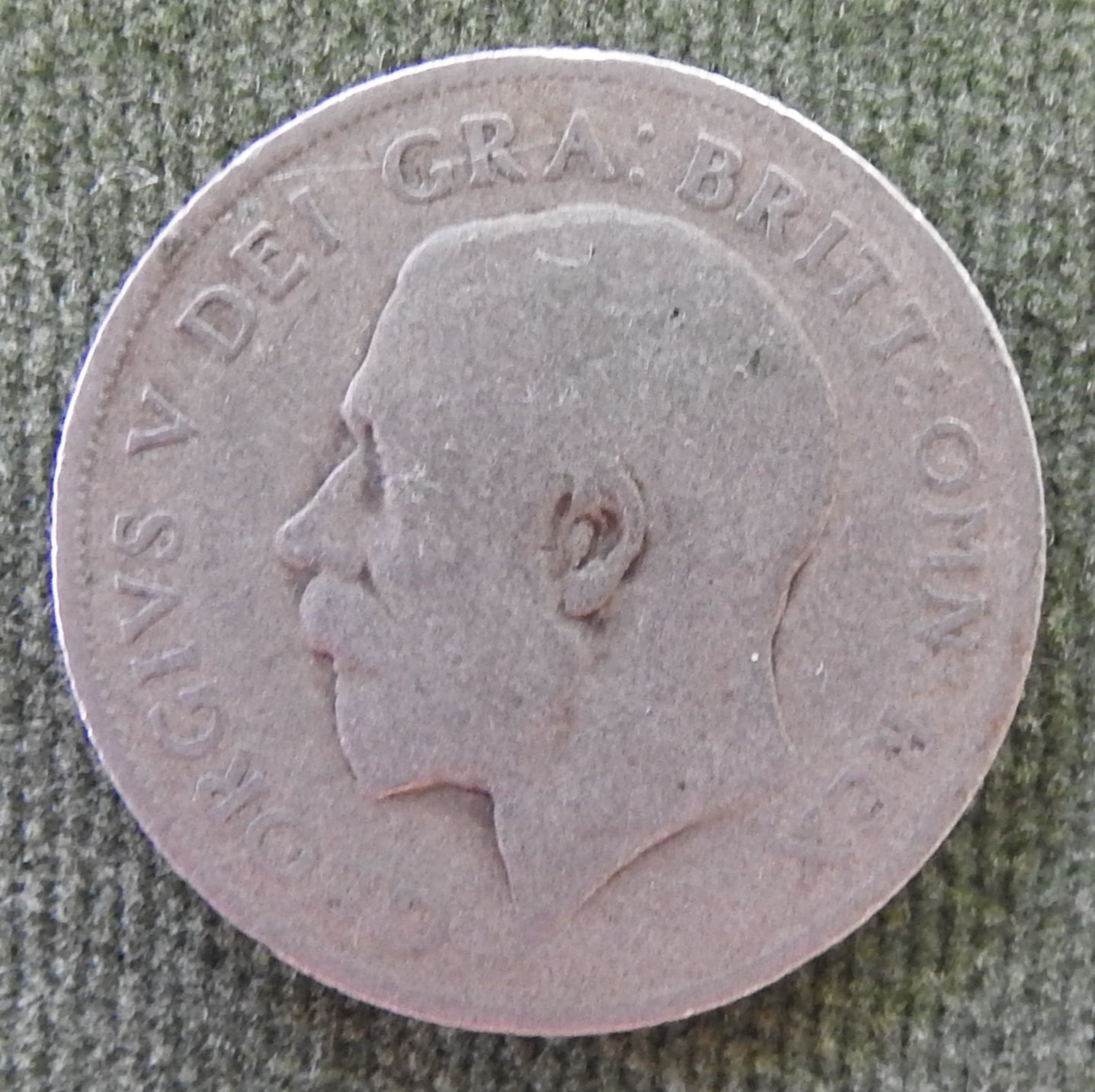 GB British UK English 1922 1 Shilling KGV Coin