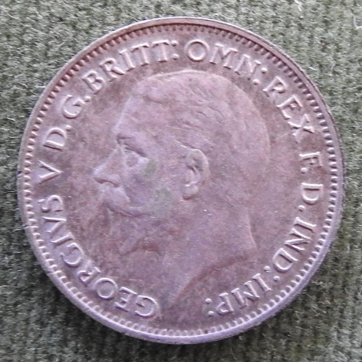 GB British UK English 1935 Sixpence King George V Coin