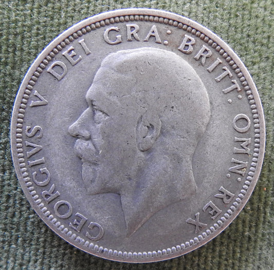 GB British UK English 1935 Two Shilling King George VI Coin