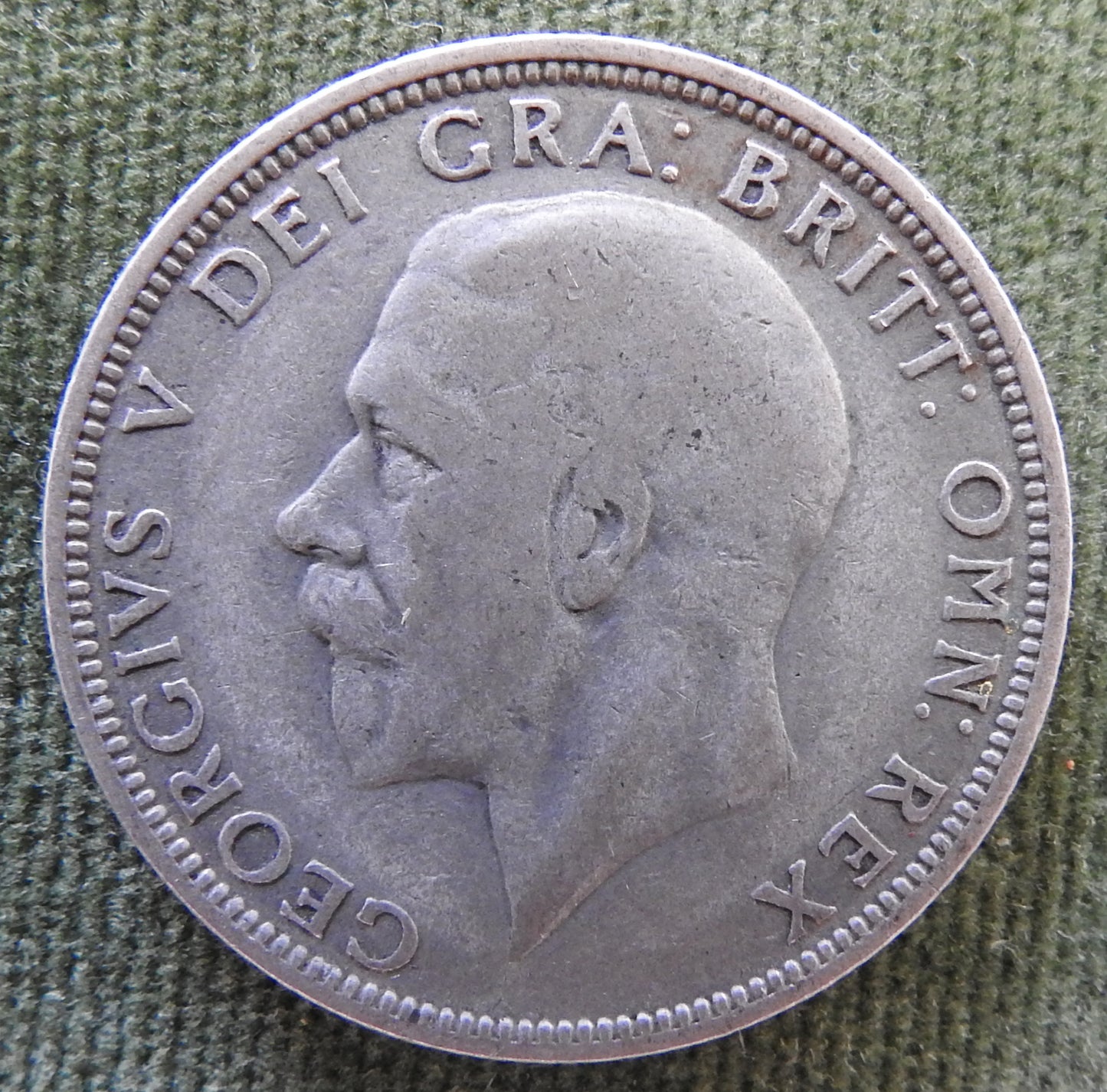 GB British UK English 1935 Two Shilling King George VI Coin