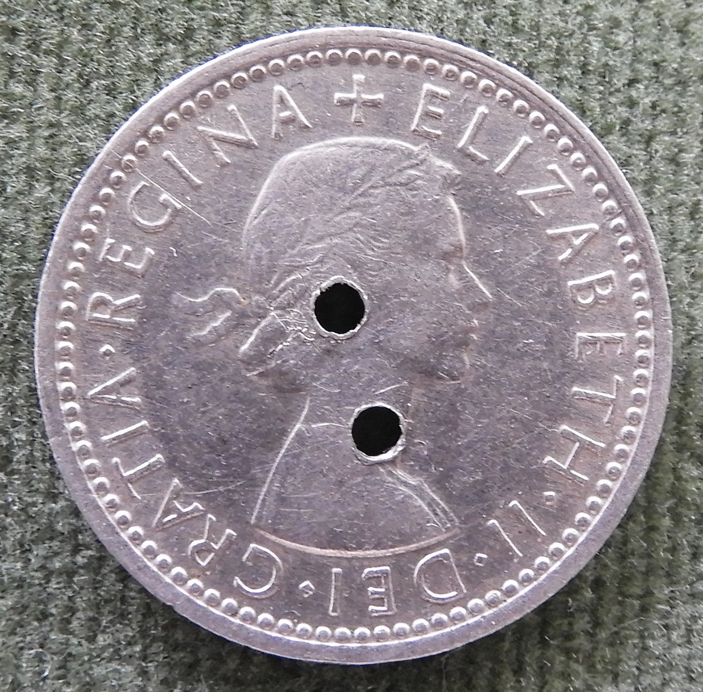 GB British UK English 1957 Sixpence Queen Elizabeth Coin - Circulated